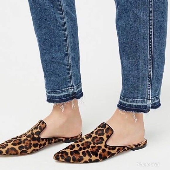 J.Crew Pointed-Toe Slides in Calf Hair - Picture 6 of 6